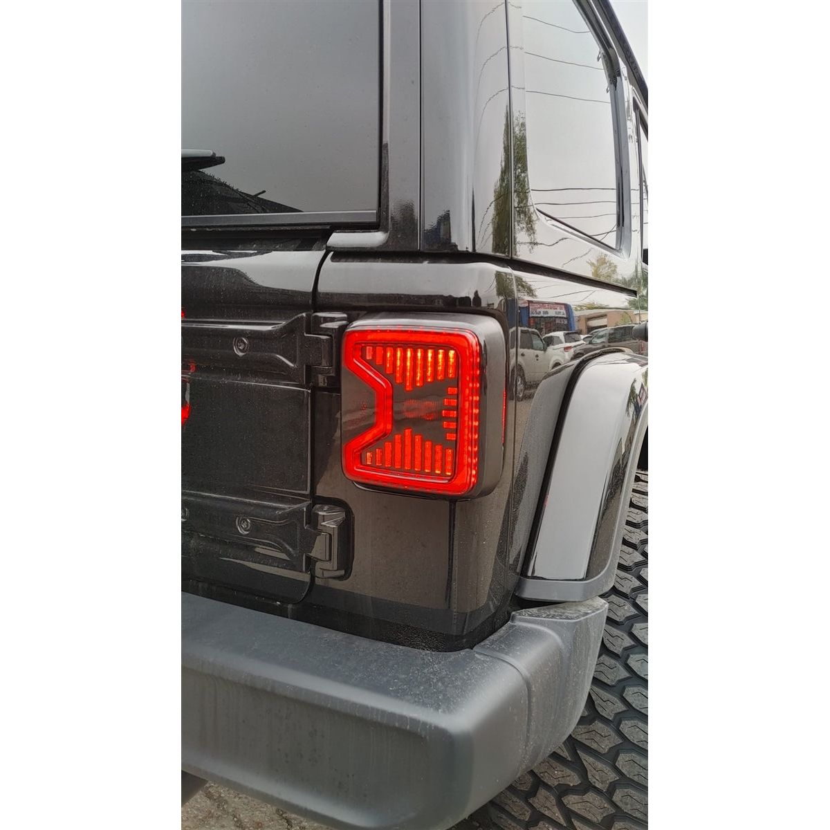 NVE Off Road LED Tail Lights for 2018-C Jeep Wrangler JL - JLU NVE20JL