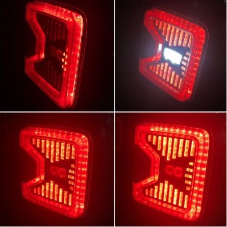 NVE Off Road LED Tail Lights for 2018-C Jeep Wrangler JL - JLU NVE20JL