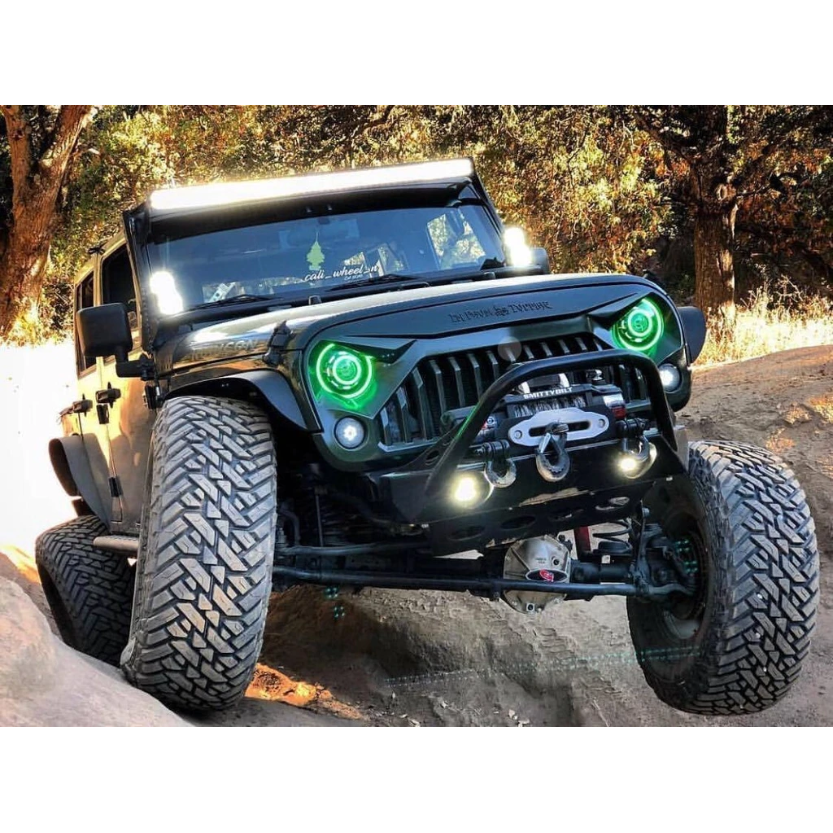 NVE DEMON LED Headlights (Pair) for 2007-2018 JK – GTA JEEPS & TRUCKS