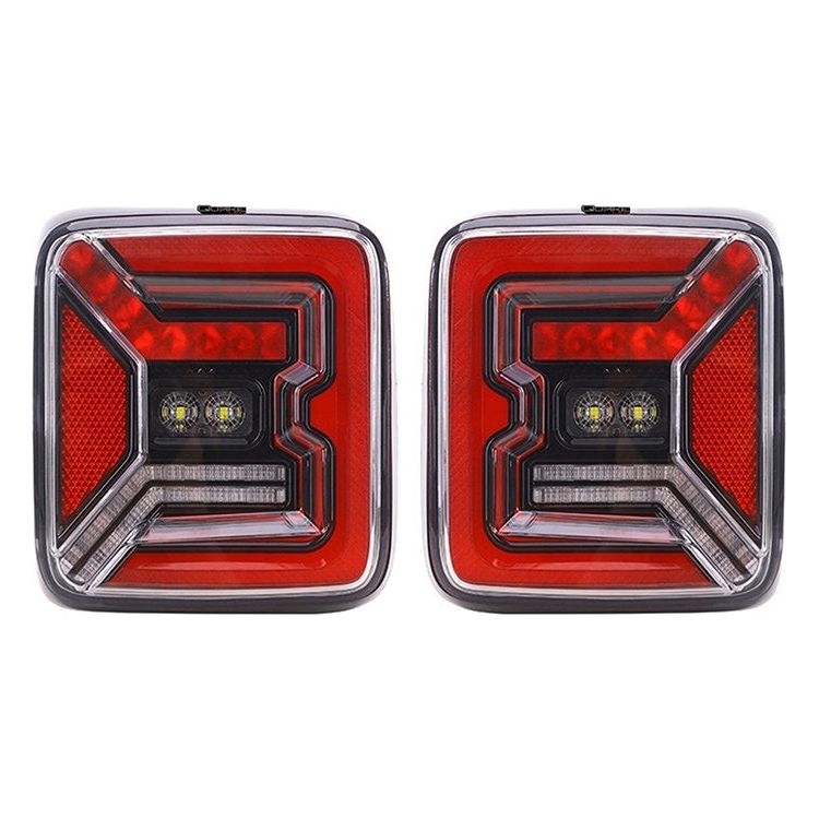 Quake LED Tech LED Tail Lights for 18-C Jeep Wrangler JL QTE347