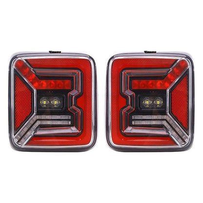 Quake LED Tech LED Tail Lights for 18-C Jeep Wrangler JL QTE347