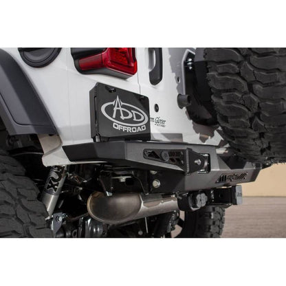 Addictive Desert Designs Stealth Fighter HD Rear Bumper with Back-Up Sensors for 2018-C JL R961321280103