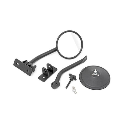 Rough Country Round Trail Mirror for 2007-2018 Jeep Wrangler JK RCS10519