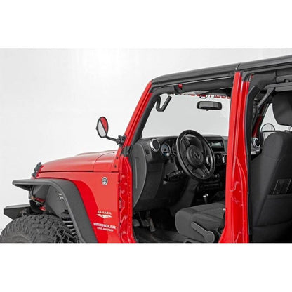 Rough Country Round Trail Mirror for 2007-2018 Jeep Wrangler JK RCS10519