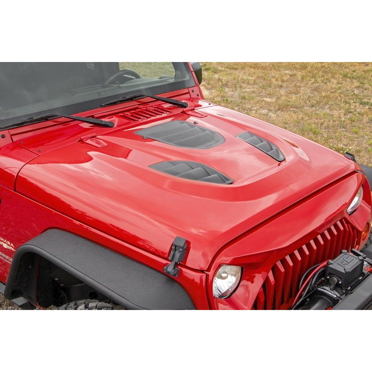 Rough Country Performance Trail Hood for 2007-2018 Jeep Wrangler JK RCS10525