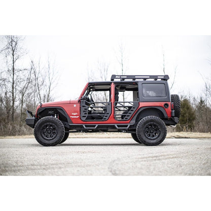 Rough Country Tubular Doors (Front and Rear) for 2007-2018 Jeep Wrangler JK RCS10588