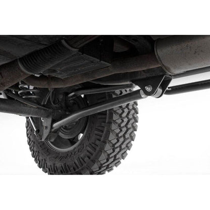 Rough Country High Steer Kit - Drag Link - Track Bar Bracket Combo for 2007-2018 JK RCS10601