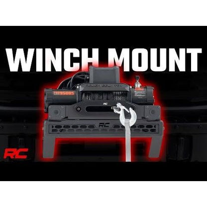 Rough Country  High Winch Mount (All Models) 20" Black Single Row LED for  2021-C Ford Bronco RCS51067