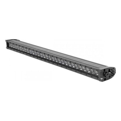 Rough Country 30" Cree LED Light Bar (Single Row) Black Series w- Cool White DRL RCS70730BLDRL