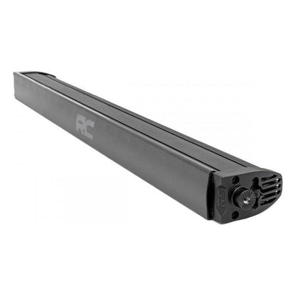 Rough Country 30" Cree LED Light Bar (Single Row) Black Series w- Cool White DRL RCS70730BLDRL