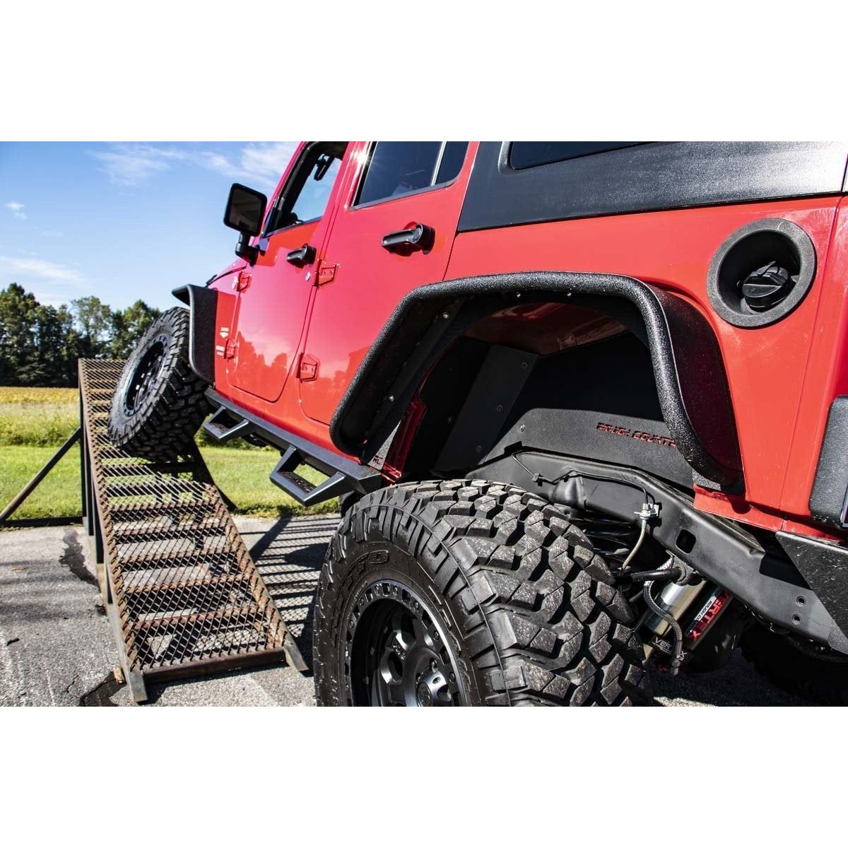 Rough Country 4" Jeep Long Arm Suspension Lift Kit for 07-18 Wrangler JK 4 Door Models RCS78630