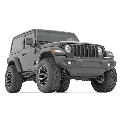 Rough Country Contoured Drop Steps for 2018-C Jeep Wrangler JL 2 Door Models RCS90761