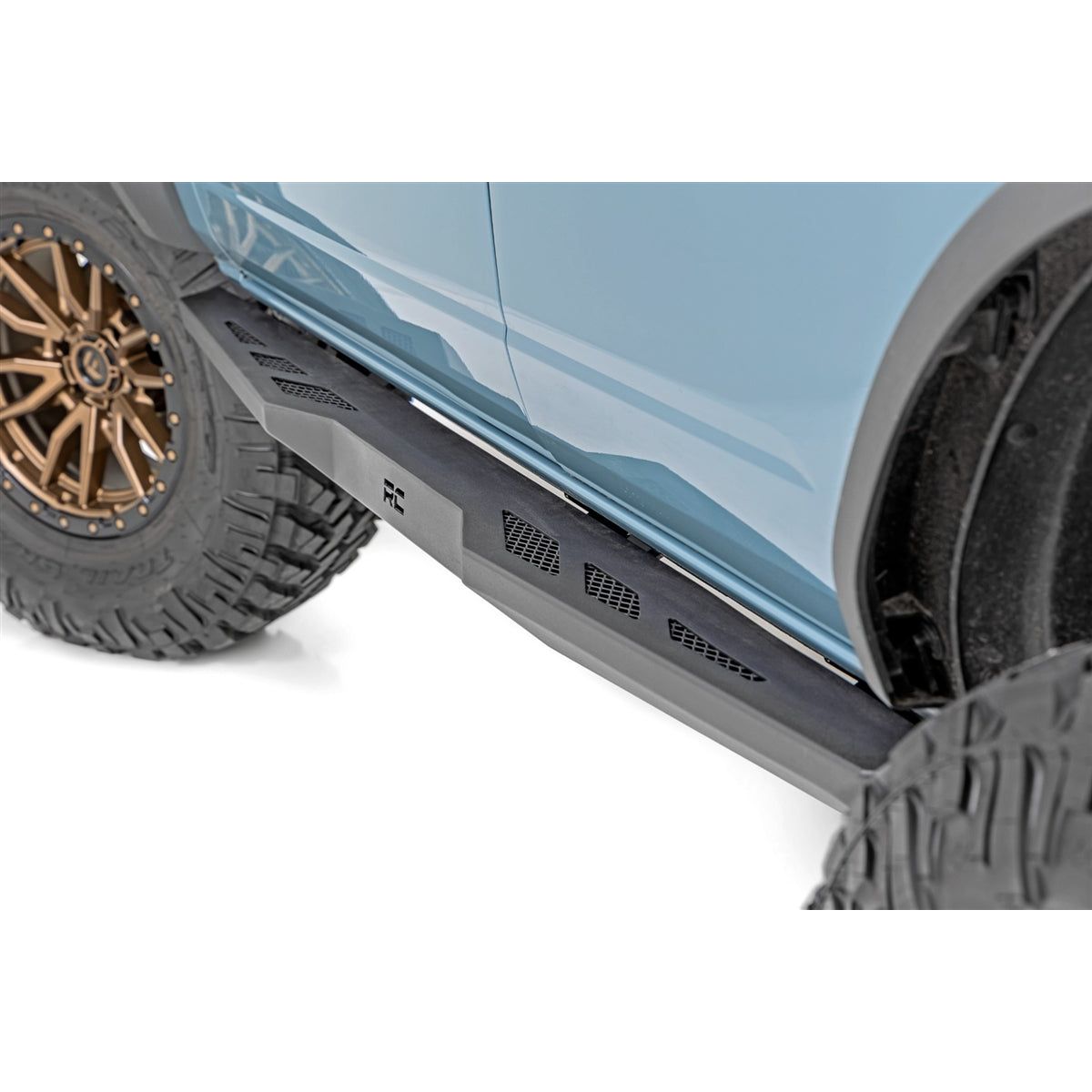 Rough Country Rock Sliders for 2021-C Ford Bronco 4 Door Models RCS90803