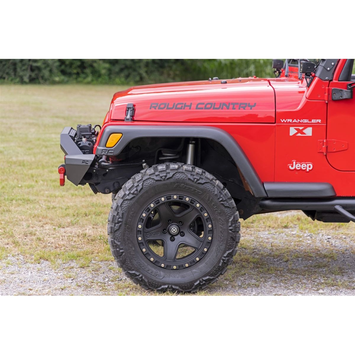 Rough Country 5.5 Wide Fender Flare Kit For Jeep Wrangler TJ (97-06) RCS99033