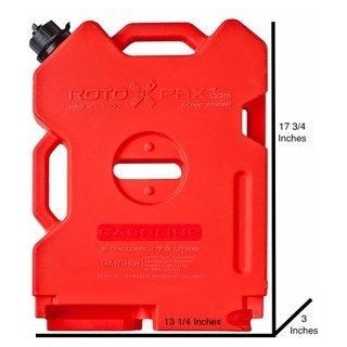 Rotopax Liquid Storage Container (Red) 2 Gallon