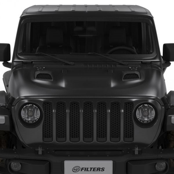 S&B Air Hood Scoops for 2018-C Jeep JL Rubicon - Gladiator (SCOOPS ONLY)
