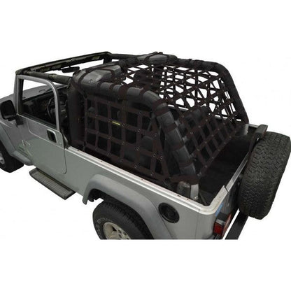 Dirtydog 4X4 Netting 3 piece Rear - for Jeep TJ (Select Color)