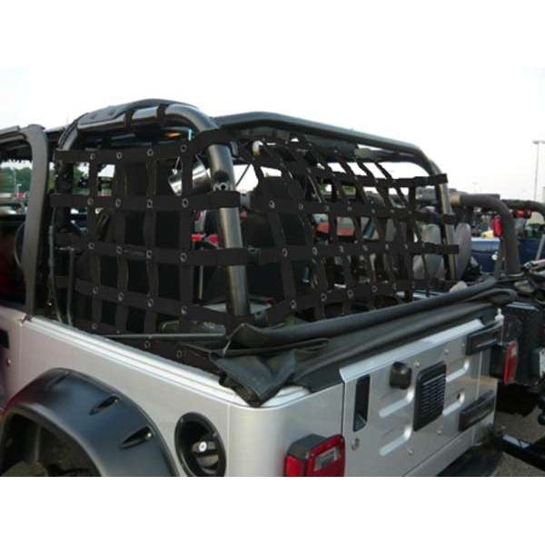 Dirtydog 4X4 Netting 3 piece Rear - for Jeep TJ (Select Color)