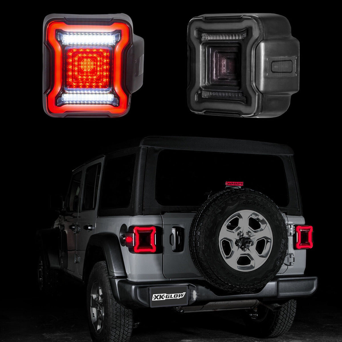 XK Glow Tail Light for 2018-C JL