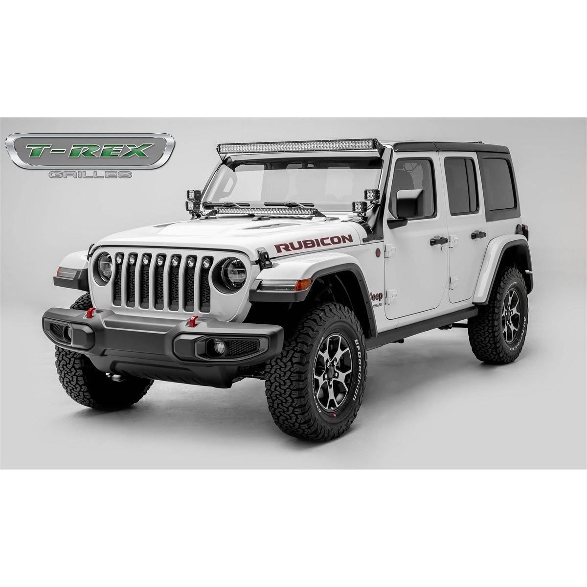 ZRoadZ Main Grille with (7) 2" LED Round Lights for 2018-C JL & Gladiator JT Z314931