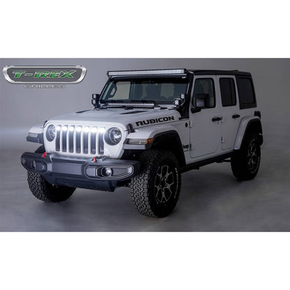 ZRoadZ Main Grille with (7) 2" LED Round Lights for 2018-C JL & Gladiator JT Z314931